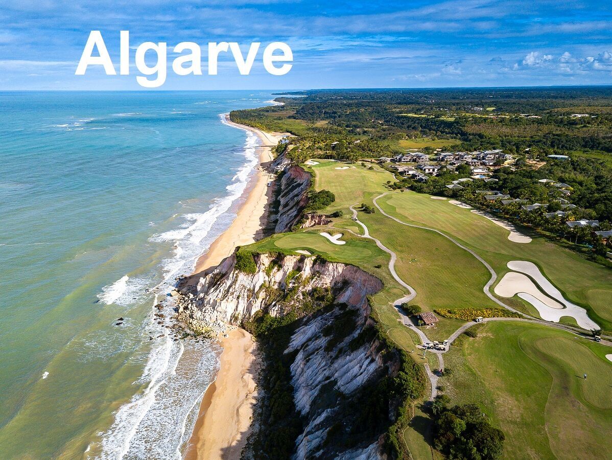 Tancoso Campo de Golfe, litoral falésias na Bahia