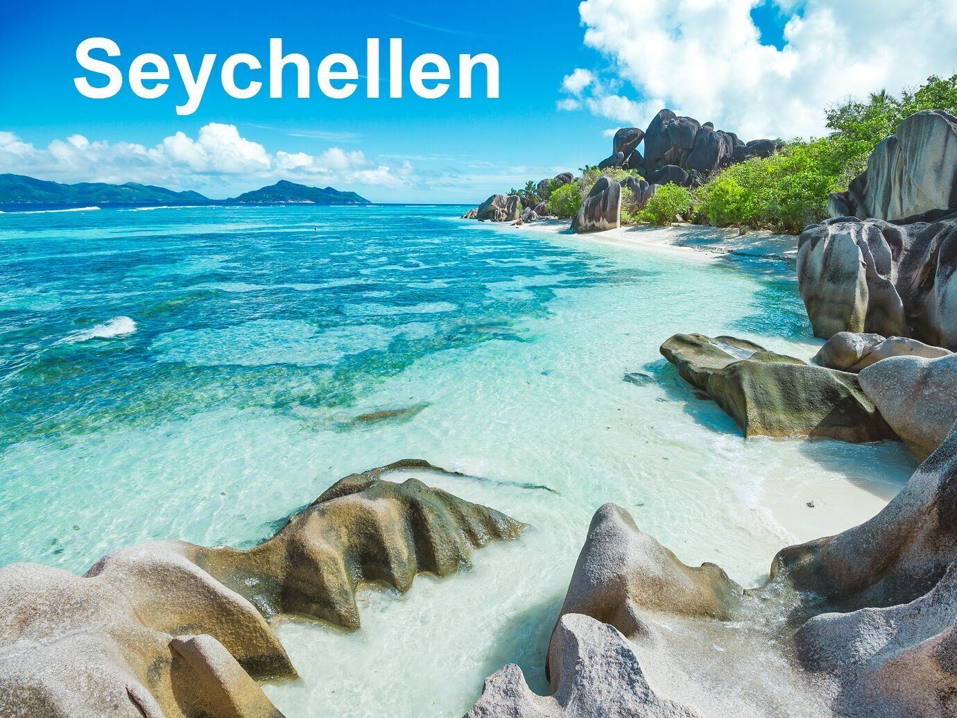 The most beautiful beach of Seychelles - Anse Source D'Argent
